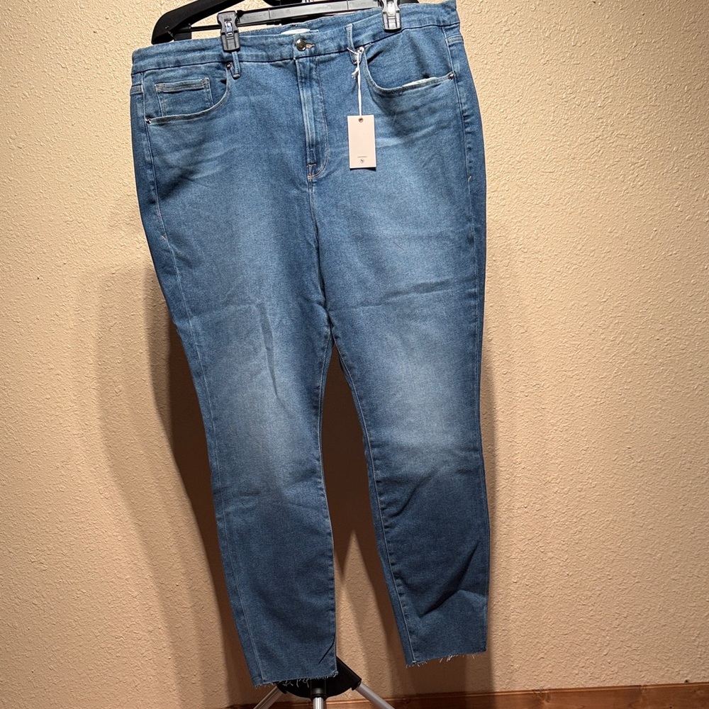 Women’s skinny sculpting jeans plus size 24 extra stretch tummy control $169 nwt - Picture 2 of 8